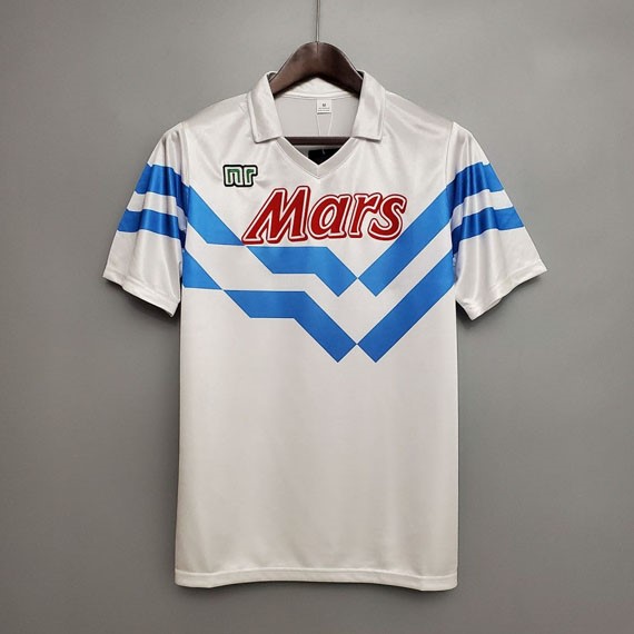 Tailandia Camiseta Napoli Replica Segunda Ropa Retro 1988 1989